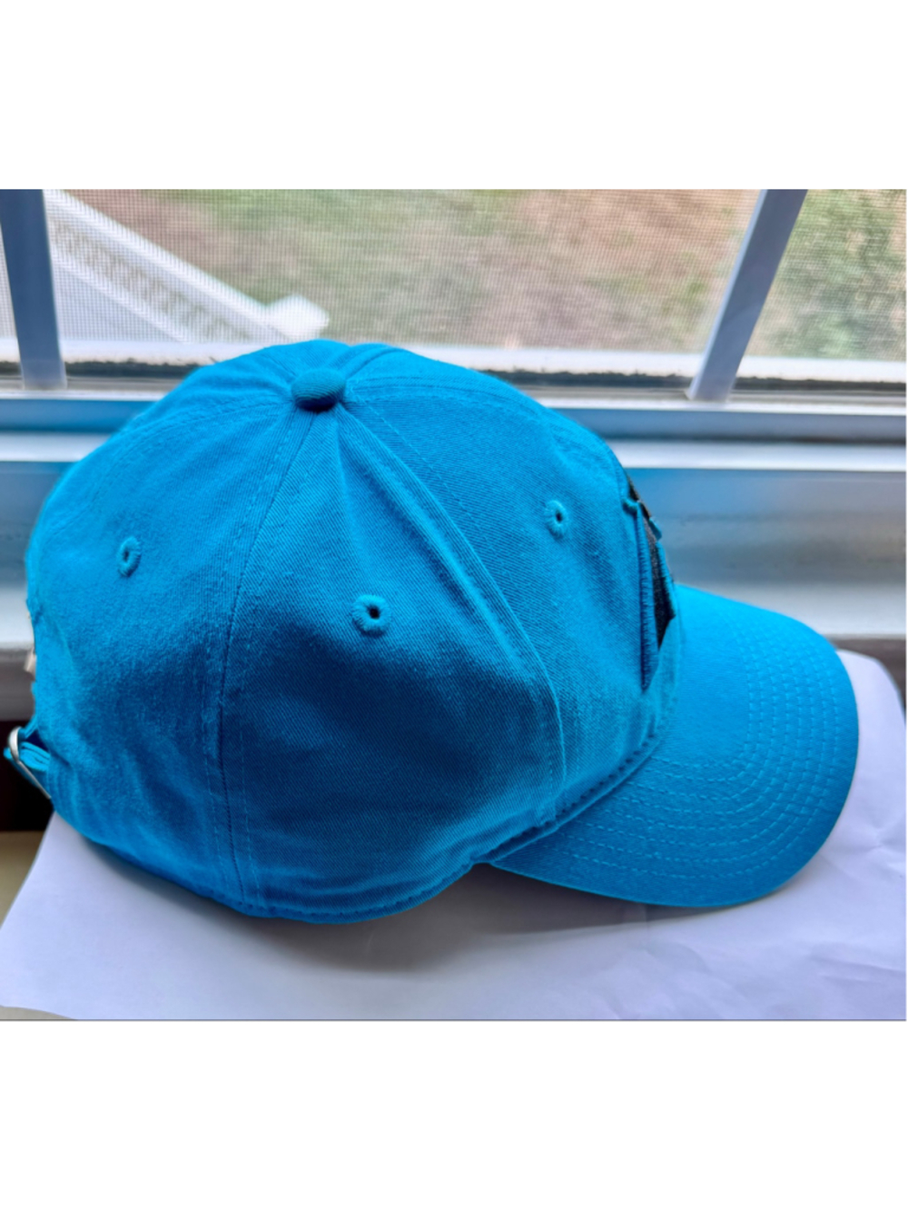 New Era Carolina Panthers One Size Blue Baseball Cap - Picture 3 of 8